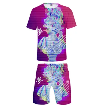 Vaporwave 3D Printed Two Piece Set Fashion Summer Short Sleeve T-shirts+Beach Shorts 2019 Hot Sale Casual Streetwear Clothes
Vaporwave 3D Printed Two Piece Set Fashion Summer Short Sleeve T-shirts+Beach Shorts 2019 Hot Sale Casual Streetwear Clothes