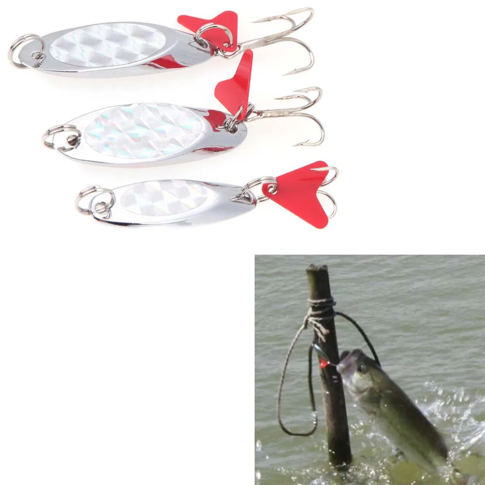 Lixada 15g/11g/7g Metal Spoon Lure Fishing Lure Hard Lure Spoon Baits Pesca Peche Tackle Wobblers Isca Artificial
Lixada 15g/11g/7g Metal Spoon Lure Fishing Lure Hard Lure Spoon Baits Pesca Peche Tackle Wobblers Isca Artificial
