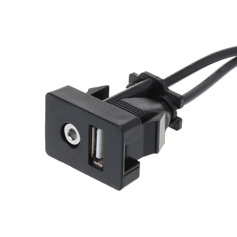 Drop Ship Car 3.5mm AUX USB Extension Cable Panel Headphone Male Jack Flush Mount Adapter
Drop Ship Car 3.5mm AUX USB Extension Cable Panel Headphone Male Jack Flush Mount Adapter