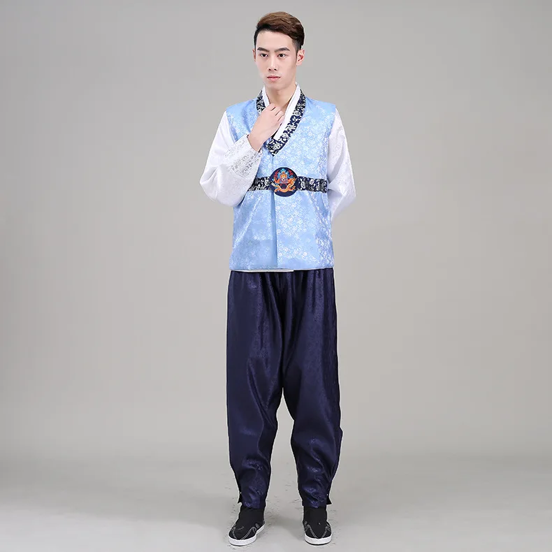 New Arrival Men Korean Hanbok Traditional Clothing 3 PCS Hanfu Korea Folk Clothes Stage Performance Party Cosplay Costume
New Arrival Men Korean Hanbok Traditional Clothing 3 PCS Hanfu Korea Folk Clothes Stage Performance Party Cosplay Costume