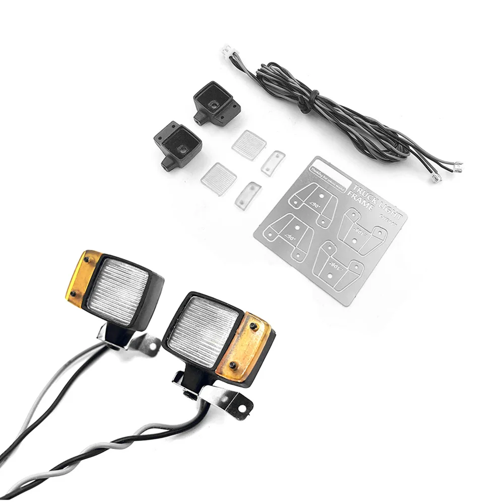 1 set Headlamp Led Lights For Tamiya 1/14 BENZ AROCS SCANIA TRACTOR TRUCK RC Car LED Light & Metal Bracket with Screws
1 set Headlamp Led Lights For Tamiya 1/14 BENZ AROCS SCANIA TRACTOR TRUCK RC Car LED Light & Metal Bracket with Screws
