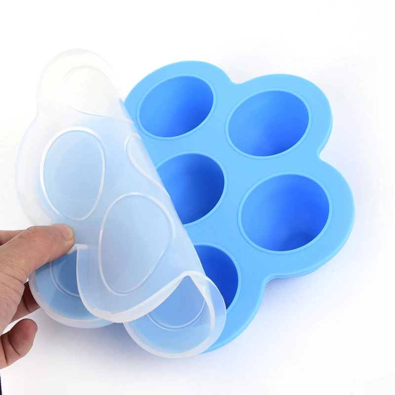 HOT Silicone Egg Food Mold Tray Reusable Storage Container with Lid for Instant Pot Accessories NDS66 | Дом и сад