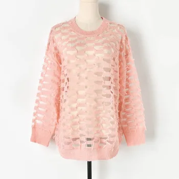 New 2019 Early Autumn Women's Sweaters Hollow Out Tassel Tops Sexy Perspective Loose Club Basic Pullovers Solid Oversized Jumper
New 2019 Early Autumn Women's Sweaters Hollow Out Tassel Tops Sexy Perspective Loose Club Basic Pullovers Solid Oversized Jumper