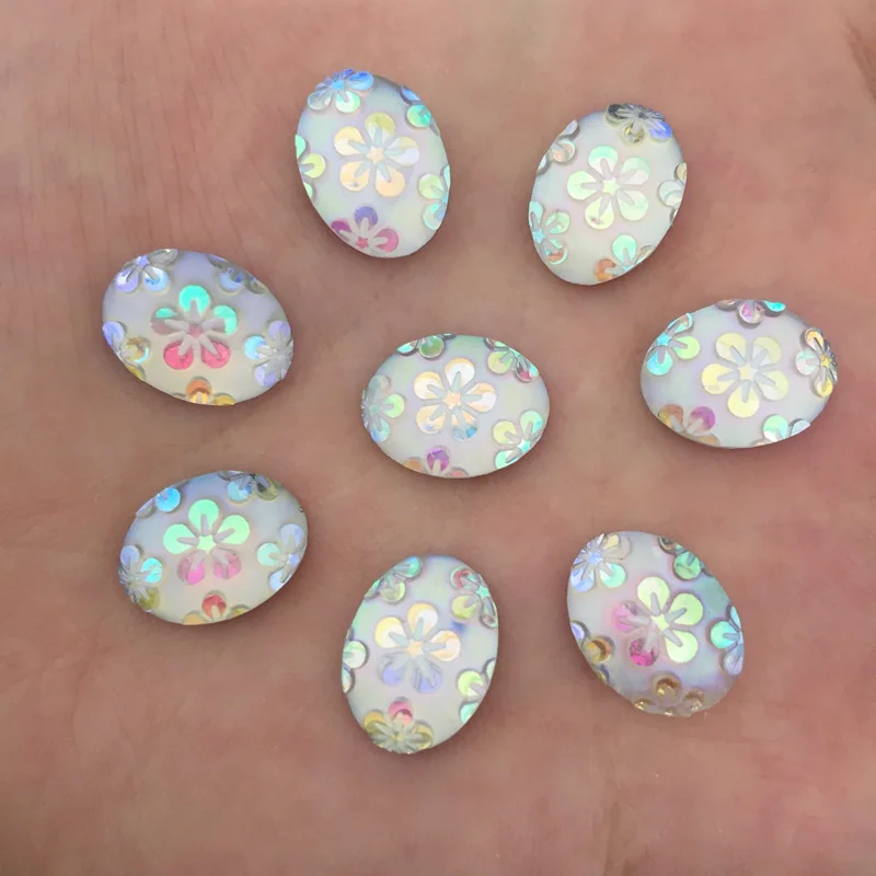 DIY 60pcs 10mm*14mm AB oval resin sakura Flatback Wedding decoration Buttons D843
DIY 60pcs 10mm*14mm AB oval resin sakura Flatback Wedding decoration Buttons D843
