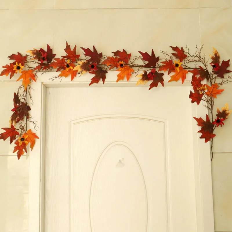 Rattan Maple Leaf Thanksgiving Autumn Autumn Red Fruit Door Hanging Halloween Home Autumn Decoration Pendant
Rattan Maple Leaf Thanksgiving Autumn Autumn Red Fruit Door Hanging Halloween Home Autumn Decoration Pendant