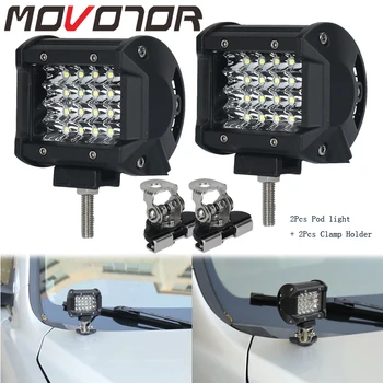 4inch Offroad Led Light Bar Spotlight SUV Barra 4X4 Worklamp Foglight feux 72W Quad Row Bar +Mounting Bracket Clamp Holder
4inch Offroad Led Light Bar Spotlight SUV Barra 4X4 Worklamp Foglight feux 72W Quad Row Bar +Mounting Bracket Clamp Holder