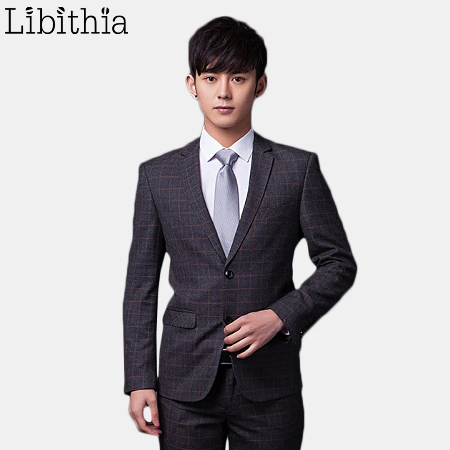 (Jakcet+Pant+Tie) Men's Casual Two Buttons Plaid Blazer Suits Slim Fit Work Wedding Suits For Men XS-3XL Clothes Male
(Jakcet+Pant+Tie) Men's Casual Two Buttons Plaid Blazer Suits Slim Fit Work Wedding Suits For Men XS-3XL Clothes Male
