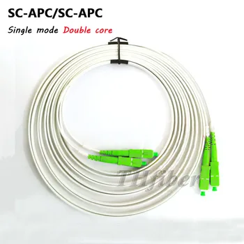 SC to SC Double core FTTH cable optical fiber Indoor/Outdoor with self-supporting network cable 20m/30m/40m/50m/80m/100m SC/APC
SC to SC Double core FTTH cable optical fiber Indoor/Outdoor with self-supporting network cable 20m/30m/40m/50m/80m/100m SC/APC
