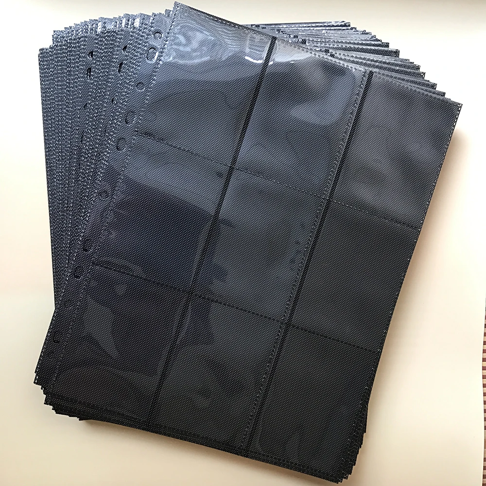 50 Pages/Lot 18 Pockets Board Game Cards Page Trading Card Protector for MGT/PKM Star Reals Cards Album Top/Side Loading Pages
50 Pages/Lot 18 Pockets Board Game Cards Page Trading Card Protector for MGT/PKM Star Reals Cards Album Top/Side Loading Pages