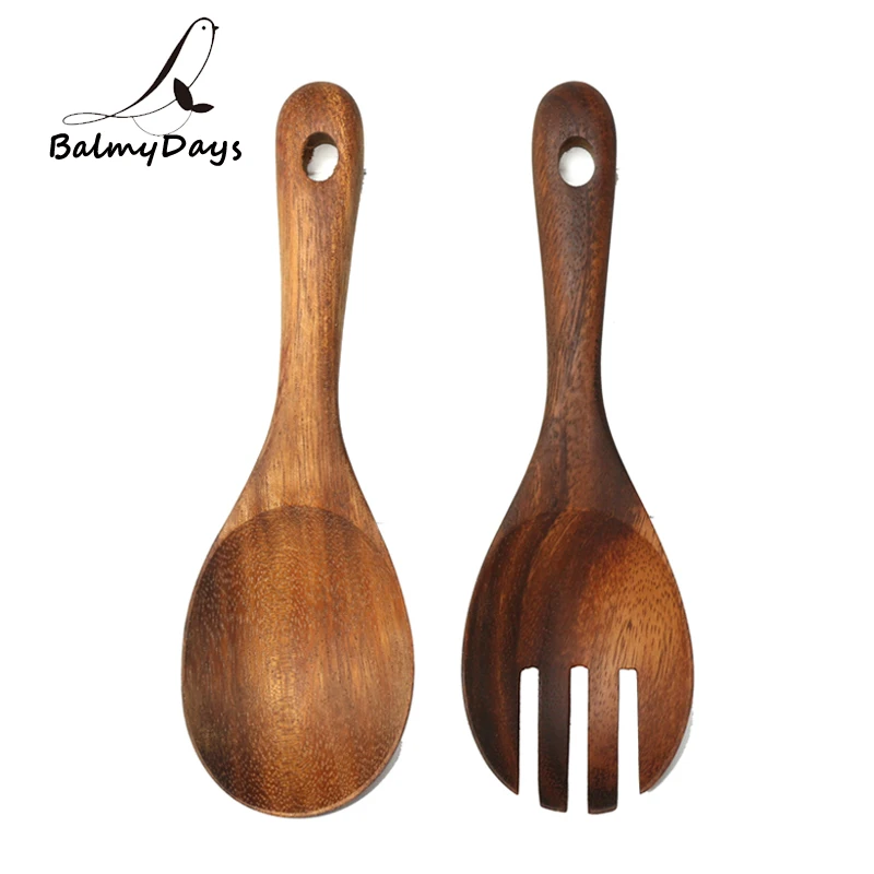 2Pcs Wooden Spoon Fork Dinnerware Set Mixing Serving Spoon Salad Fork Rice Scoop Cutlery Set Tableware Wooden Kitchen Utensils
2Pcs Wooden Spoon Fork Dinnerware Set Mixing Serving Spoon Salad Fork Rice Scoop Cutlery Set Tableware Wooden Kitchen Utensils