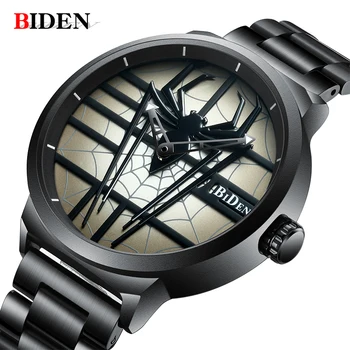 BIDEN Top Mens Watches New spider Watch Men Military Sports Watch Waterproof Stainless Steel Gold Quartz Clock Relogio Masculino
BIDEN Top Mens Watches New spider Watch Men Military Sports Watch Waterproof Stainless Steel Gold Quartz Clock Relogio Masculino