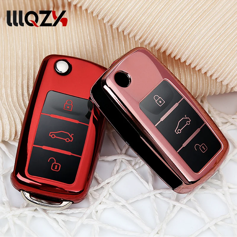 New TPU solf silicone Car key case cover For Golf Passat Beetle Polo Bora 2 / 3 button flip key protect Accessories Car-Styling
New TPU solf silicone Car key case cover For Golf Passat Beetle Polo Bora 2 / 3 button flip key protect Accessories Car-Styling