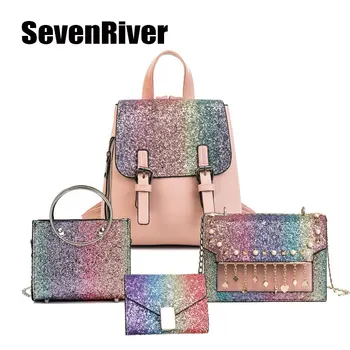 May New Bags Women Sequins Bags Colorful Shoulder Bag School PU Rainbow Sequins Summer Trendy Girl gIft
May New Bags Women Sequins Bags Colorful Shoulder Bag School PU Rainbow Sequins Summer Trendy Girl gIft
