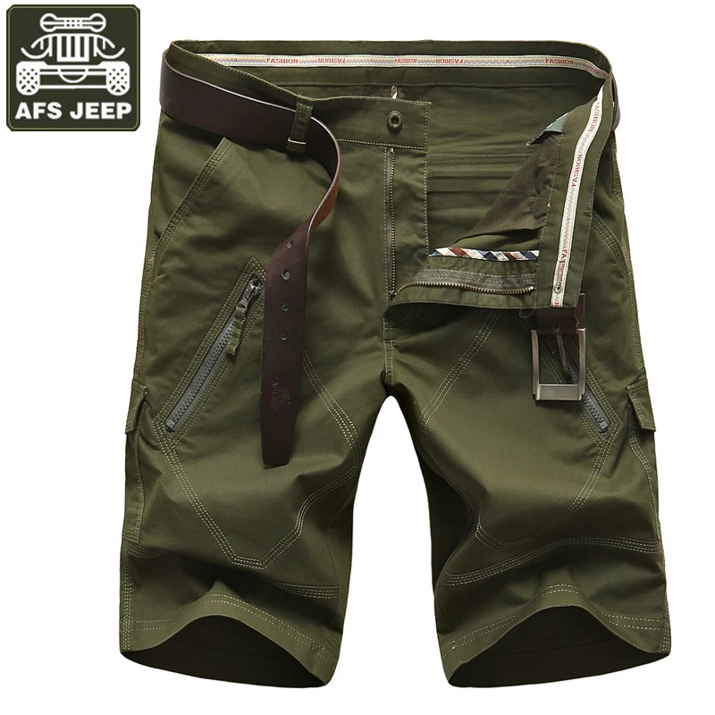 AFS JEEP Summer Men Shorts Cotton Breathable Bermudas Masculina Mid-waist Above Knee Length Many Pockets Shorts Men No Belt
AFS JEEP Summer Men Shorts Cotton Breathable Bermudas Masculina Mid-waist Above Knee Length Many Pockets Shorts Men No Belt