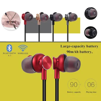Magnetic Bluetooth Earphone V4.2 Stereo Sports Waterproof Earbuds Wireless in-ear Headset with Mic High quality Z521
Magnetic Bluetooth Earphone V4.2 Stereo Sports Waterproof Earbuds Wireless in-ear Headset with Mic High quality Z521