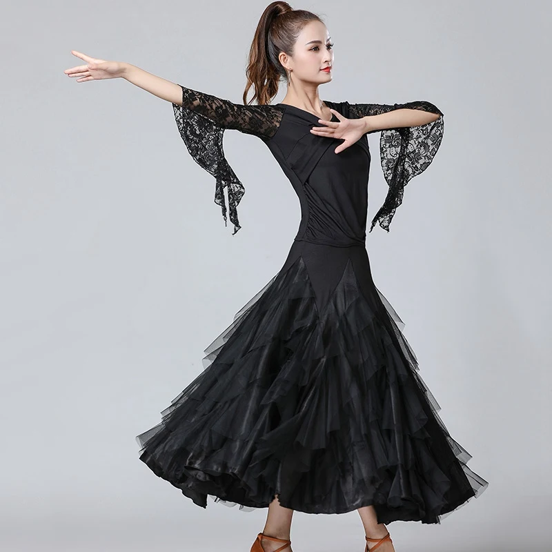 2019 Women Ballroom Dress Tango Latin Waltz Dance Dress Ballroom Dance Wear Performance Competition Costumes for Modern Standard
2019 Women Ballroom Dress Tango Latin Waltz Dance Dress Ballroom Dance Wear Performance Competition Costumes for Modern Standard