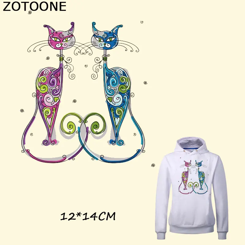 ZOTOONE Iron on Transfer Patch Cat Washable Clothes Decoration Print on T-Shirt New Design Diy Accessory Parches Para La Ropa F
ZOTOONE Iron on Transfer Patch Cat Washable Clothes Decoration Print on T-Shirt New Design Diy Accessory Parches Para La Ropa F