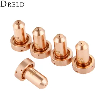 DRELD 5Pcs Plasma Nozzle Tip 9-8207 For SL60 SL100 Plasma Cutter Torch Consumables Accessories 40A Welding Soldering Supplies
DRELD 5Pcs Plasma Nozzle Tip 9-8207 For SL60 SL100 Plasma Cutter Torch Consumables Accessories 40A Welding Soldering Supplies