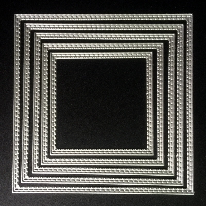 SCD612 Square Metal Cutting Dies For Scrapbooking Stencils DIY Album Cards Decoration Embossing Folder Craft Die Cuts Tools New
SCD612 Square Metal Cutting Dies For Scrapbooking Stencils DIY Album Cards Decoration Embossing Folder Craft Die Cuts Tools New