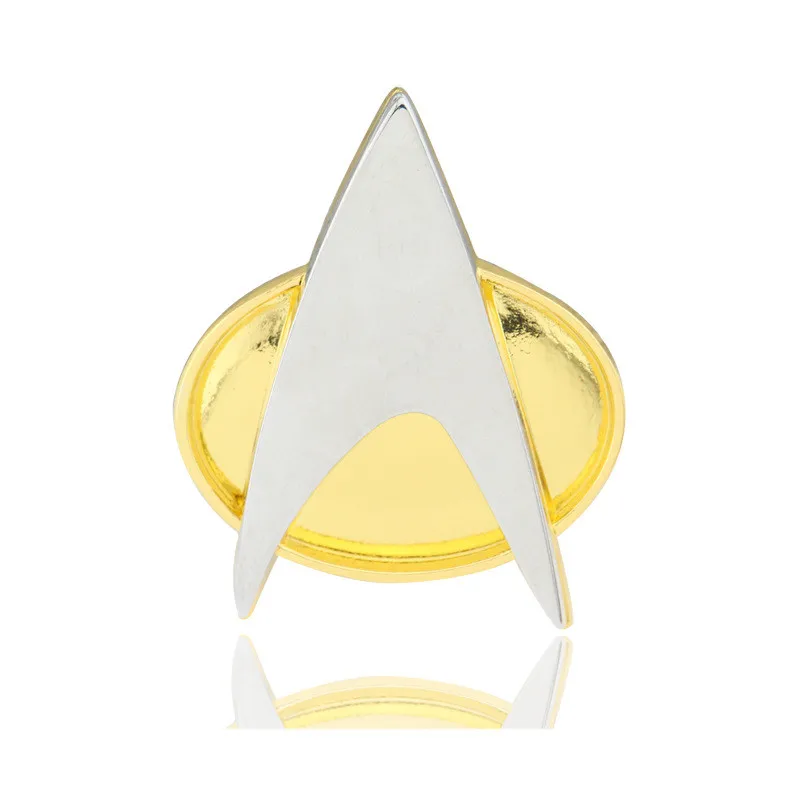 For Star Trek Discovery Cosplay Commander Badge The Next Generation Metal Communicator Insignia Badge Pin Brooch Halloween Props
For Star Trek Discovery Cosplay Commander Badge The Next Generation Metal Communicator Insignia Badge Pin Brooch Halloween Props