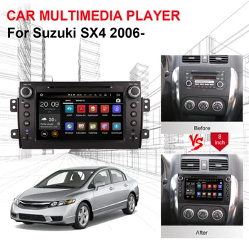 Android 7.1/8.0 Octa Core 4GB RAM Car GPS Navigation with DVD Multimedia Player For Suzuki Sx4 2006-2012 Car Radio Stereo WIFI
Android 7.1/8.0 Octa Core 4GB RAM Car GPS Navigation with DVD Multimedia Player For Suzuki Sx4 2006-2012 Car Radio Stereo WIFI