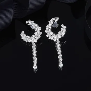 Ins-APM European and American big-name flower long zircon earrings for women female retro temperament earrings personality
Ins-APM European and American big-name flower long zircon earrings for women female retro temperament earrings personality