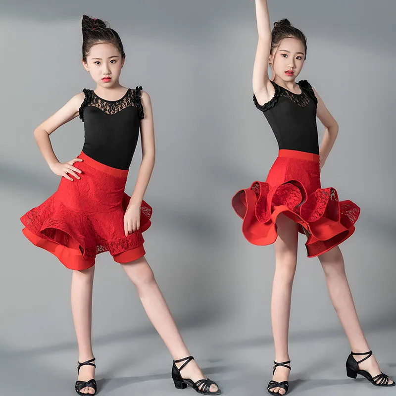 Children Latin Dance Dresses Girls Professional Ballroom Dancing Competition Costumes Summer Salsa Samba Dancewear Tops + Skirt
Children Latin Dance Dresses Girls Professional Ballroom Dancing Competition Costumes Summer Salsa Samba Dancewear Tops + Skirt