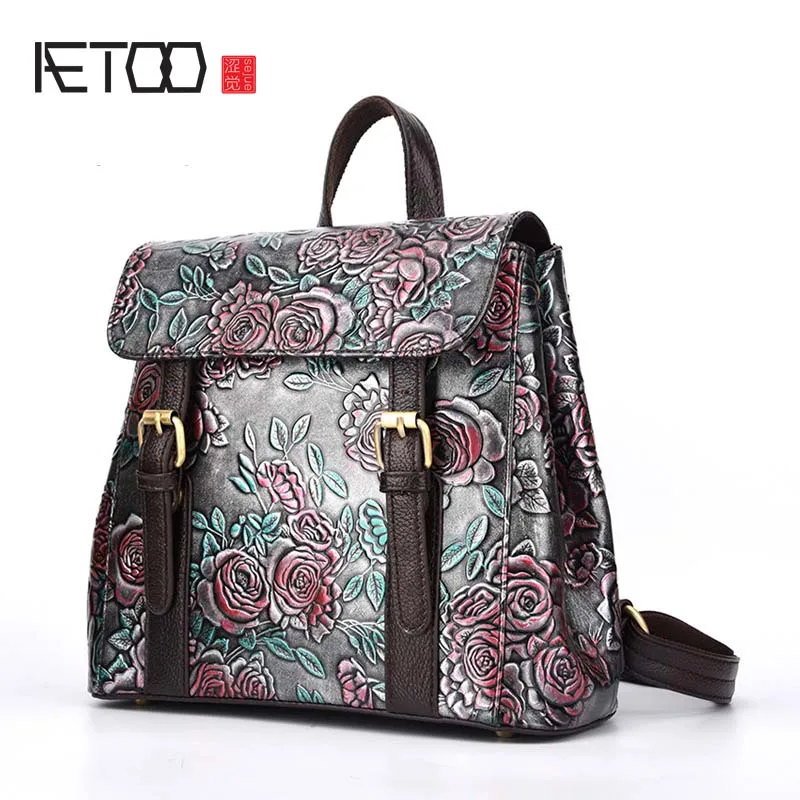AETOO Geometrical vintage hand-rubbed backpack in-hand Embossed zipper leather backpacks ladies double shoulder bag
AETOO Geometrical vintage hand-rubbed backpack in-hand Embossed zipper leather backpacks ladies double shoulder bag