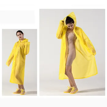 Portable EVA Raincoat Outdoor Travel Rainwear Unisex Thicken Waterproof Breathable Camping Hooded Ponchos Rain Cover Suits LC
Portable EVA Raincoat Outdoor Travel Rainwear Unisex Thicken Waterproof Breathable Camping Hooded Ponchos Rain Cover Suits LC