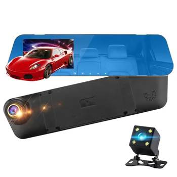 4.3 Inch Car 1080P Hd Dvr Camera Camera Rear View Mirror Dual Camera Dual Recording Driving Recorder
4.3 Inch Car 1080P Hd Dvr Camera Camera Rear View Mirror Dual Camera Dual Recording Driving Recorder