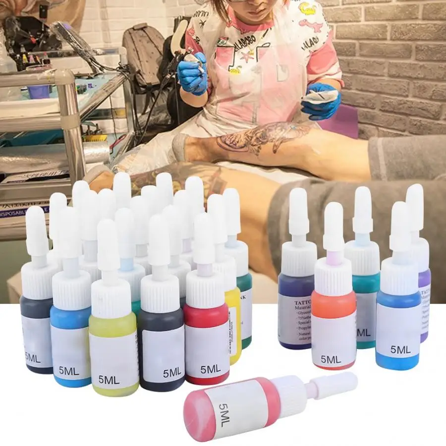 Tattoo Inks 25Pcs Professional Microblading Tattoo Inks Set Longlasting Body Tattoo Practice Pigment Ink
Tattoo Inks 25Pcs Professional Microblading Tattoo Inks Set Longlasting Body Tattoo Practice Pigment Ink