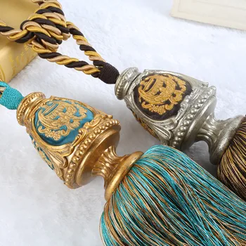 Retro 1Pair Embroidery Curtain Tassel Tiebacks Straps Hanging Belt Rope Brush Bind Buckle Villa Curtain Holdbacks Tie Tape Back
Retro 1Pair Embroidery Curtain Tassel Tiebacks Straps Hanging Belt Rope Brush Bind Buckle Villa Curtain Holdbacks Tie Tape Back