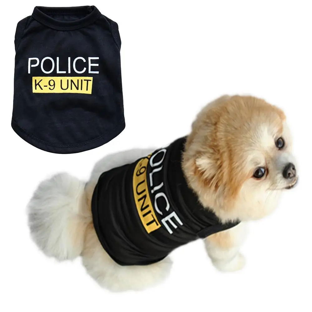 Pet Vest Small Dog Vest Puppy Police Letters T-Shirt Summer Pet Clothes Apparel Costumes New
Pet Vest Small Dog Vest Puppy Police Letters T-Shirt Summer Pet Clothes Apparel Costumes New