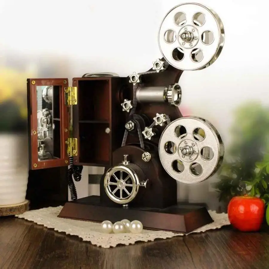 Creative Classical Movie Film Projector Music Box Mechanical Lovely Music Box Retro Romantic Music Box
Creative Classical Movie Film Projector Music Box Mechanical Lovely Music Box Retro Romantic Music Box