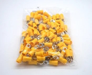 RV3.5-4 Black Ring insulated terminal 100PCS/Pack suit 2.5-4mm2 cable Crimp Terminal Cable Wire Connector RV3-4 14-12AWG RV
RV3.5-4 Black Ring insulated terminal 100PCS/Pack suit 2.5-4mm2 cable Crimp Terminal Cable Wire Connector RV3-4 14-12AWG RV