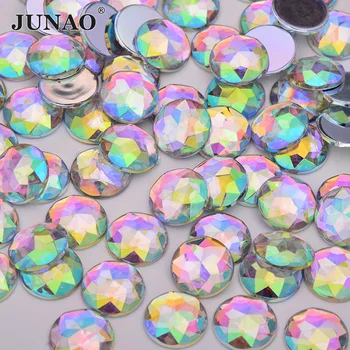 JUNAO 6 8 10 12 14 18 20 25 30 mm Crystal AB Round Rhinestones Acrylic Crystal Beads Non Sewing Flatback Stones Big Strass Craft
JUNAO 6 8 10 12 14 18 20 25 30 mm Crystal AB Round Rhinestones Acrylic Crystal Beads Non Sewing Flatback Stones Big Strass Craft