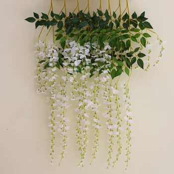 2016 New Wedding Decor Wisteria Vine Garland Simulation Artificial Silk Flowers Rattan For Home Xmas Garden Wedding Decoration
2016 New Wedding Decor Wisteria Vine Garland Simulation Artificial Silk Flowers Rattan For Home Xmas Garden Wedding Decoration