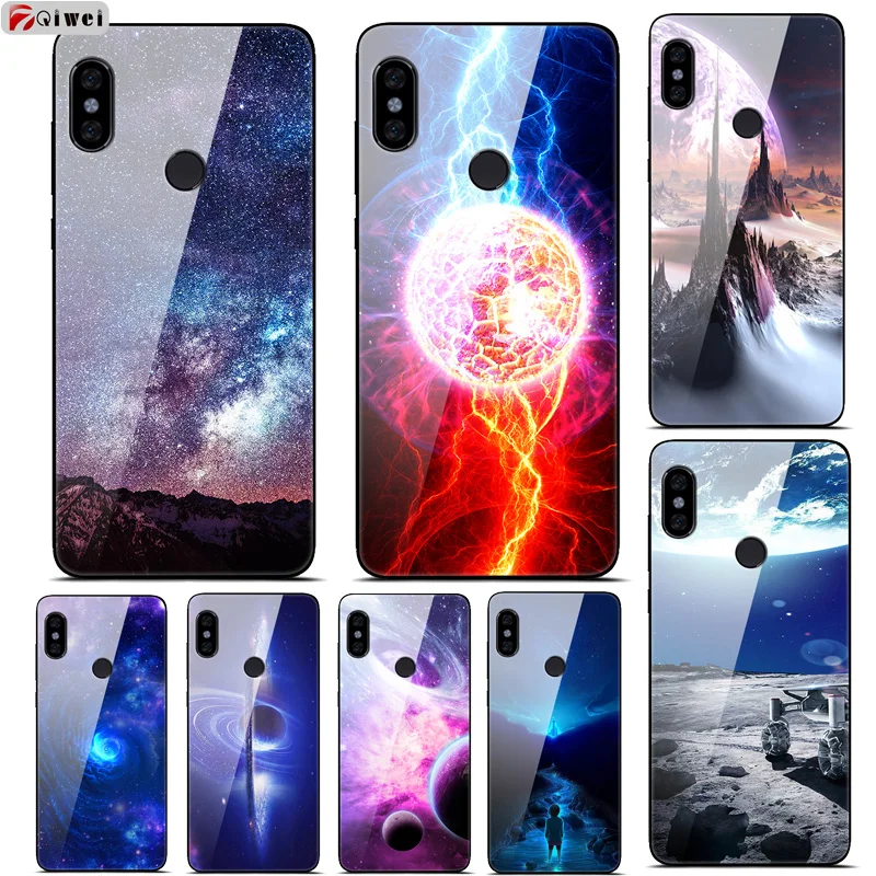Tempered Glass Case For Xiaomi Redmi Note 7 6 5 Case Silicone Edge Space Cover For Xiaomi Redmi 7A Redmi 7 32gb 64GB Hard Coque
Tempered Glass Case For Xiaomi Redmi Note 7 6 5 Case Silicone Edge Space Cover For Xiaomi Redmi 7A Redmi 7 32gb 64GB Hard Coque