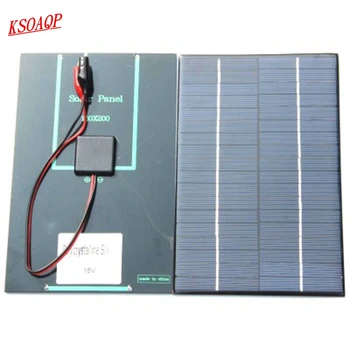5 pcs /lots KSOAQP 4.2W 18V Solar Polycrystalline Solar Panel + Crocodile Clip For Charger 12V Battery 200 * 130 * 3MM NEW
5 pcs /lots KSOAQP 4.2W 18V Solar Polycrystalline Solar Panel + Crocodile Clip For Charger 12V Battery 200 * 130 * 3MM NEW