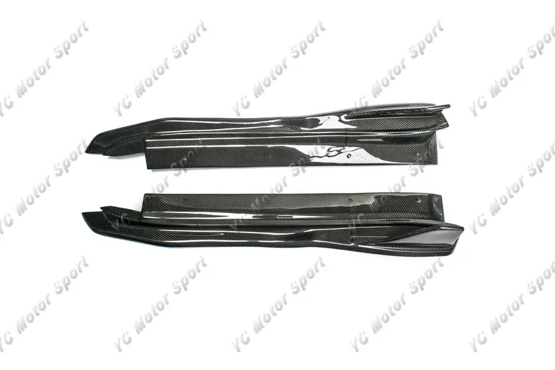 2017-2018 Porsche Cayman Boxster 718 Arma Style Side Skirt Underboard Extension CF (3)