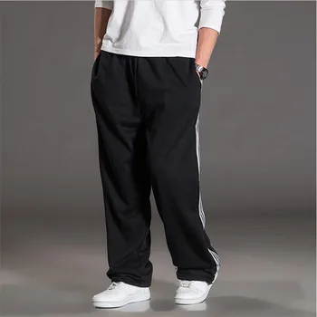 Large Size Men's Casual Pants Loose Cotton Side Stripe Male Sweatpants New Arrival Fashion Outdoors Baggy Mens trousers A2132
Large Size Men's Casual Pants Loose Cotton Side Stripe Male Sweatpants New Arrival Fashion Outdoors Baggy Mens trousers A2132