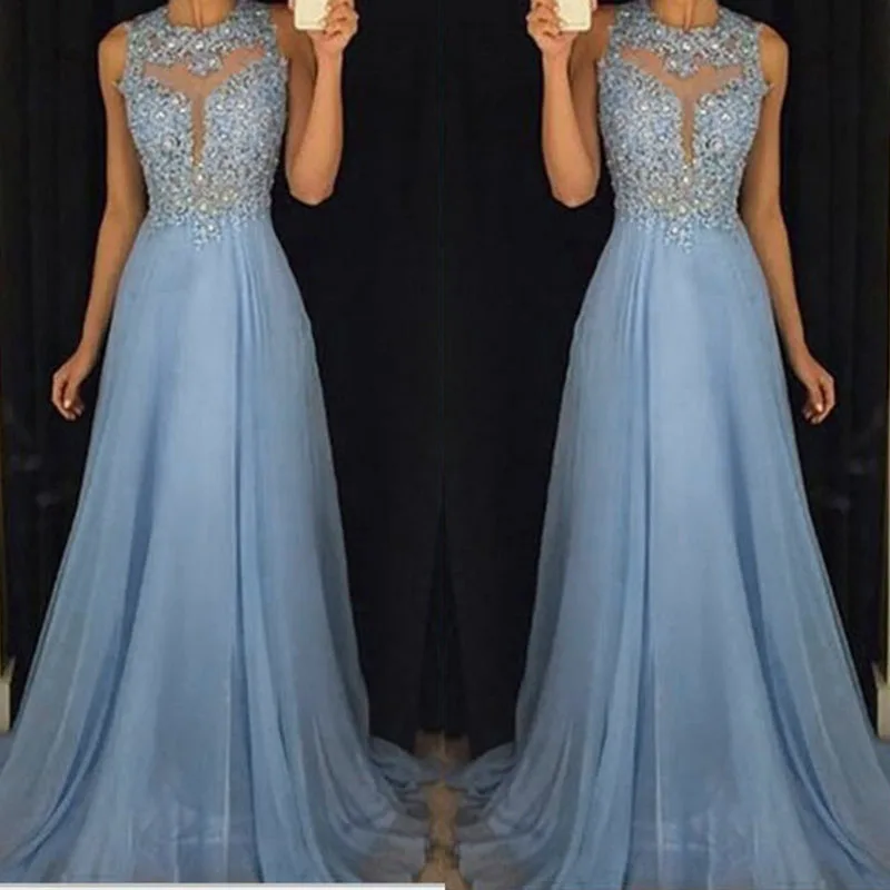 Sexy Backless Evening Party Dress Women Blue Cotton Chiffon Dress Slim Female Vintage Sleeveless Dresses Vestidos Verano 2019
Sexy Backless Evening Party Dress Women Blue Cotton Chiffon Dress Slim Female Vintage Sleeveless Dresses Vestidos Verano 2019