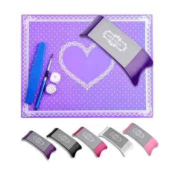 Nail Art Salon Practice Silicone Pillow Hand Holder Nail Arm Rest Cushion Lace Washable Mat Pad Foldable Manicure Tools
Nail Art Salon Practice Silicone Pillow Hand Holder Nail Arm Rest Cushion Lace Washable Mat Pad Foldable Manicure Tools