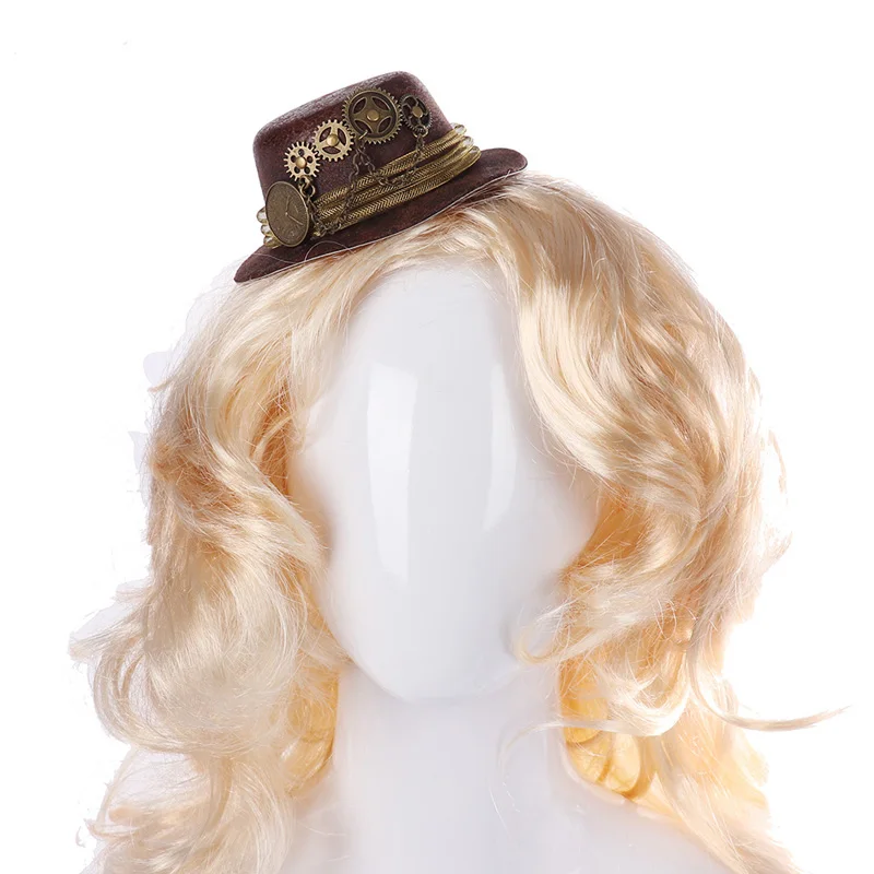 H&ZY Women Vintage Steampunk Mini Top Hat Cosplay Party Steam Punk Gothic Gear Hair Clip Decoration Headwear Hair Accessories
H&ZY Women Vintage Steampunk Mini Top Hat Cosplay Party Steam Punk Gothic Gear Hair Clip Decoration Headwear Hair Accessories
