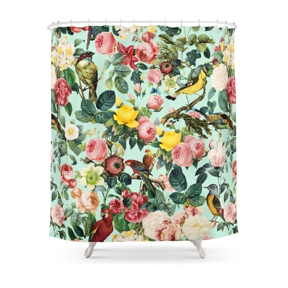Floral And Birds III Shower Curtain
Floral And Birds III Shower Curtain