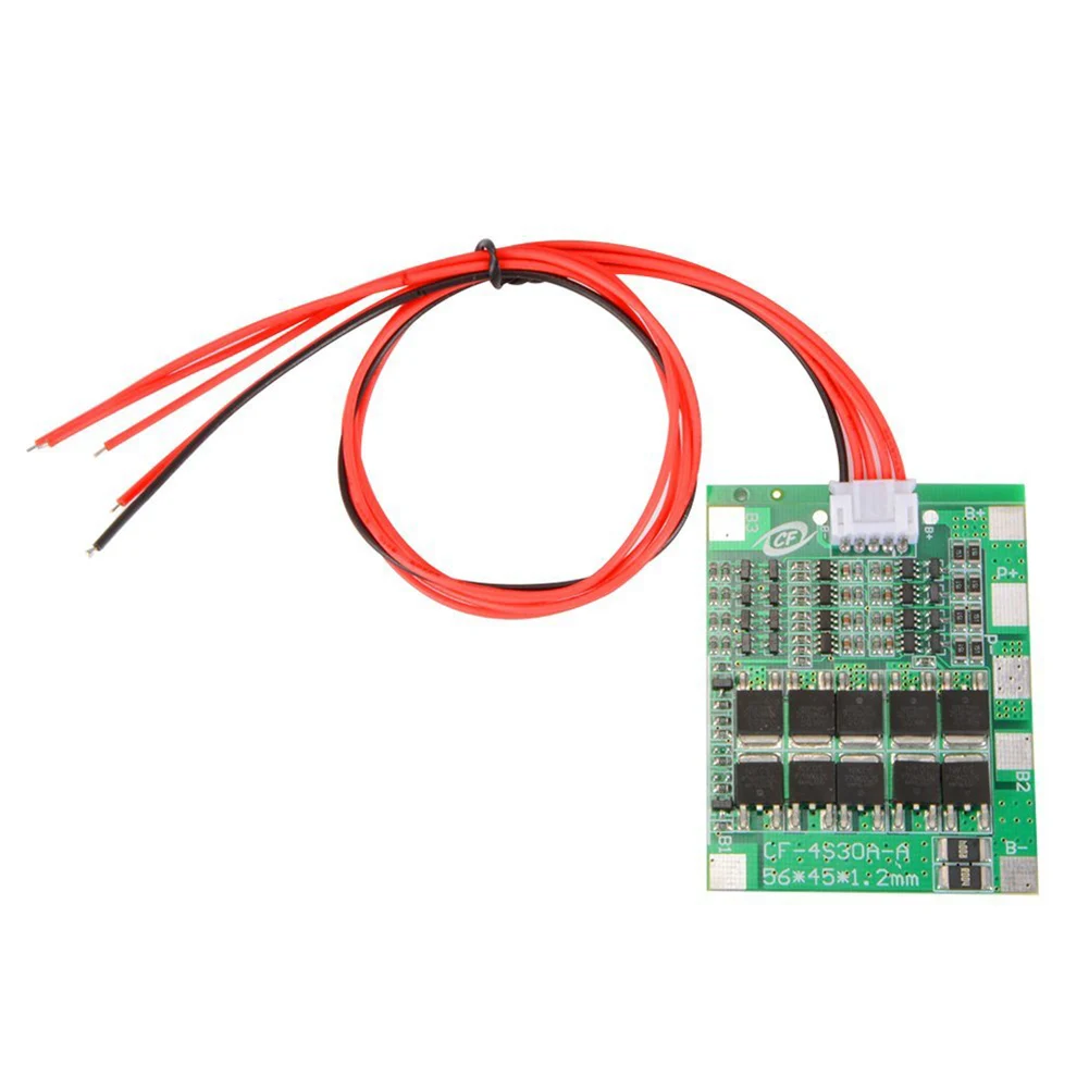 4S 16.8V 30A Li-ion Lithium Battery 18650 Charger Protection Board PCB BMS Balance Module High Current TE742
4S 16.8V 30A Li-ion Lithium Battery 18650 Charger Protection Board PCB BMS Balance Module High Current TE742