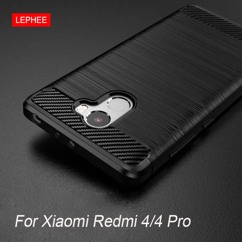 

For Xiaomi Redmi Note 4 4x Global Version Case Redmi Note 3 S2 5 Plus Cover Silicone Soft TPU Brushed Carbon Fiber Phone Case