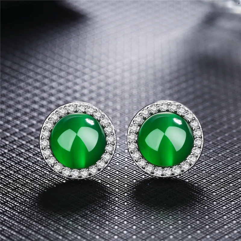 Yanleyu Natural Green&Red Gem Stone Stud Earrings for Women Solid 925 Sterling Silver Fashion Jewelry Valentine's Day Gift PE005
Yanleyu Natural Green&Red Gem Stone Stud Earrings for Women Solid 925 Sterling Silver Fashion Jewelry Valentine's Day Gift PE005