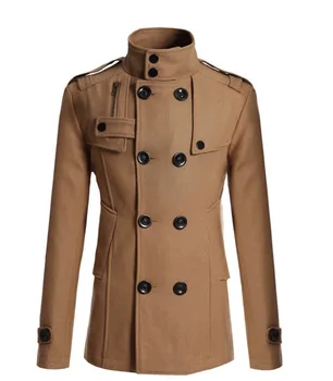 size M-3XL men outerwear 2016 windbreaker winter/autumn male coat cotton jackets wool warm parka casual Long Woolen Coat y67
size M-3XL men outerwear 2016 windbreaker winter/autumn male coat cotton jackets wool warm parka casual Long Woolen Coat y67