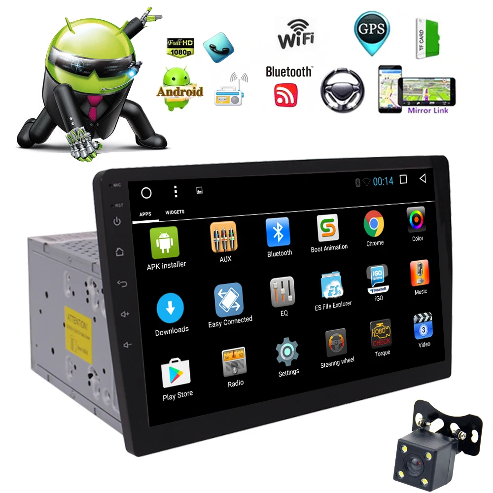 10.1'' 2 Din Android 9.1 Car Stereo No DVD Player Multimedia Video Player GPS Navigation Universal Auto Radio Headunit
10.1'' 2 Din Android 9.1 Car Stereo No DVD Player Multimedia Video Player GPS Navigation Universal Auto Radio Headunit